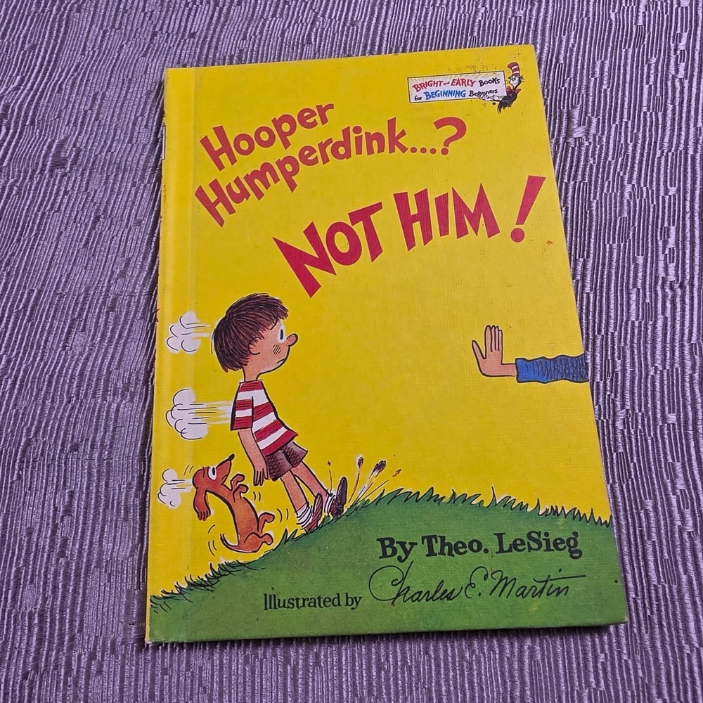 VTG 1976 Hooper Humperdink...? Not Him! Theo LeSieg Hardcover Book Dr. Seuss